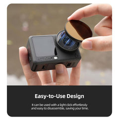 Para filtro de lente de cámara DJI Osmo Acti...