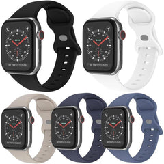 Paquete de 5 correas de reloj de silicona co...