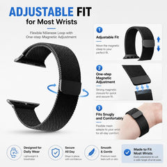 Paquete de 5 correas de reloj magnéticas de ...
