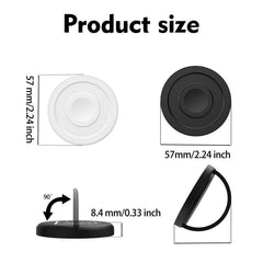 Cargador inalámbrico magnético multifunción de 15 W con soporte plegable.