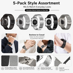 Paquete de 5 correas de reloj mixtas xDfind ...
