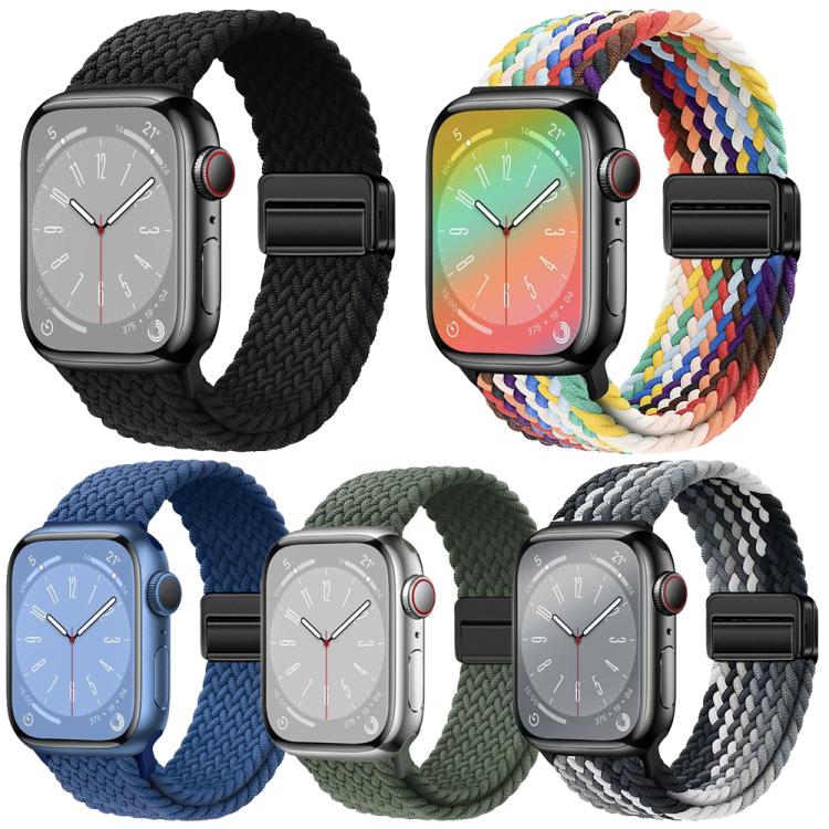 Paquete de 5 correas de reloj tejidas con he...