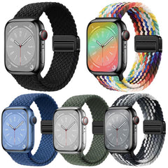 Paquete de 5 correas de reloj tejidas con he...