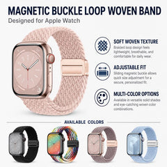 Paquete de 5 correas de reloj tejidas con he...