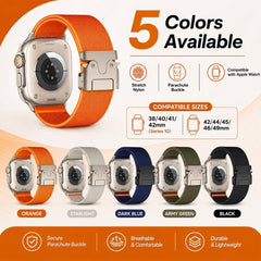 Paquete de 5 correas de reloj de nailon elás...