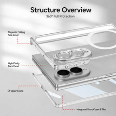 Funda transparente plegable magnética GKK Ma...