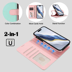 Funda para teléfono de piel vegana con parch...