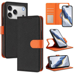 Funda para teléfono de piel vegana con parch...