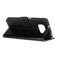 Retro Crazy Horse Texture Funda de cuero con...