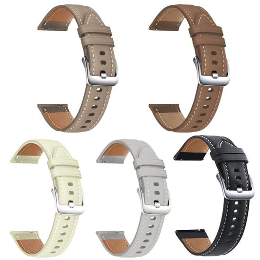 Paquete de 5 correas de reloj de cuero vegan...