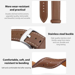 Paquete de 5 correas de reloj de cuero vegan...