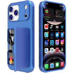 Funda para teléfono con tarjetero, híbrida d...