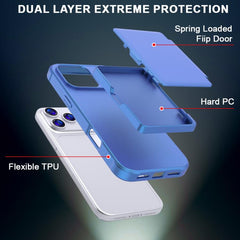 Funda para teléfono con tarjetero, híbrida d...