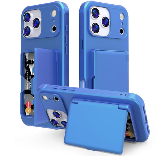 Funda para teléfono con tarjetero, híbrida d...