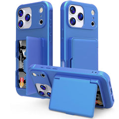 Funda para teléfono con tarjetero, híbrida d...