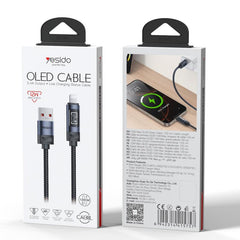 Cable de datos y carga USB a pantalla OLED d...