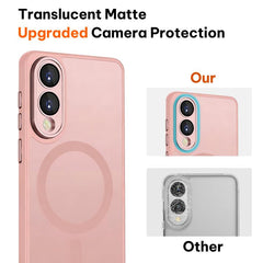 Funda magnética esmerilada con textura de pi...