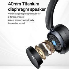 Auriculares Bluetooth supraaurales Yesido EP...