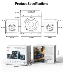 Sistema de altavoces Bluetooth Yesido YSW41 ...