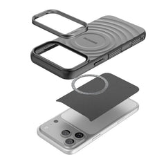 Funda magnética de TPU con textura de onda B...