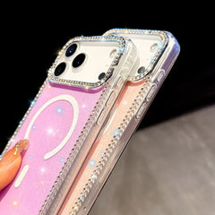 Funda magnética híbrida de TPU y PC con diam...
