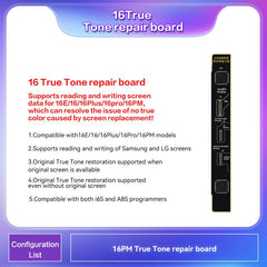 Placa de reparación i2C True Tone para iPhon...