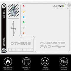 Almohadilla magnética para tornillos de doble cara de tamaño grande LUOWEI LW-334