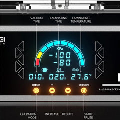 Máquina laminadora con pantalla digital inte...