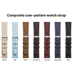 Correa de reloj de cuero vegano con textura ...