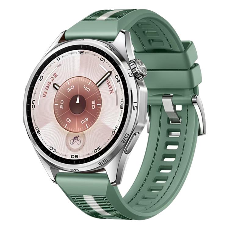 Correa de reloj híbrida de silicona y nailon...