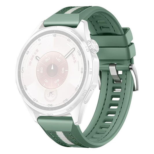 Correa de reloj híbrida de silicona y nailon...