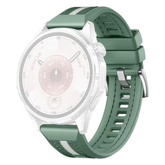 Correa de reloj híbrida de silicona y nailon...