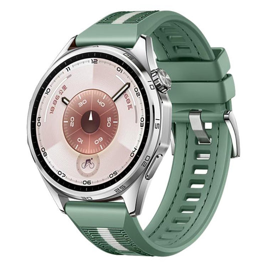 Correa de reloj híbrida de silicona y nailon...