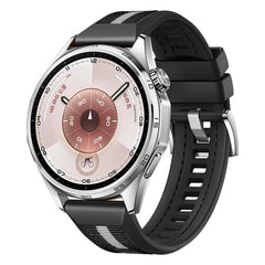 Correa de reloj híbrida de silicona y nailon...