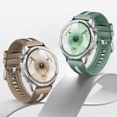 Correa de reloj híbrida de silicona y nailon...