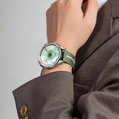 Correa de reloj híbrida de silicona y nailon...