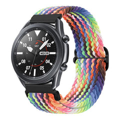 Correa de reloj trenzada de nailon con hebil...