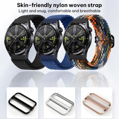 Correa de reloj trenzada de nailon con hebil...