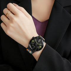 Correa de reloj trenzada de nailon con hebil...