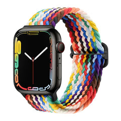 Correa de reloj trenzada de nailon con hebil...