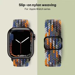 Correa de reloj trenzada de nailon con hebil...