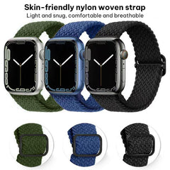 Correa de reloj trenzada de nailon con hebil...