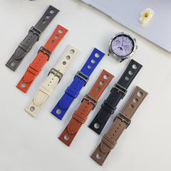 Correa de reloj de cuero vegano con textura ...