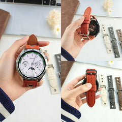 Correa de reloj de cuero vegano con textura ...