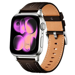 Correa de reloj de cuero vegano con textura ...