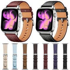 Correa de reloj de cuero vegano con textura ...