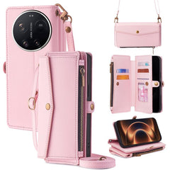 Cartera con cremallera, hebilla lateral, cor...