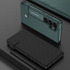 Funda tipo cartera de piel GKK para teléfono...