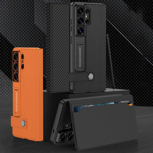 Funda tipo cartera de piel GKK para teléfono...