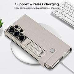 Funda tipo cartera de piel GKK para teléfono...